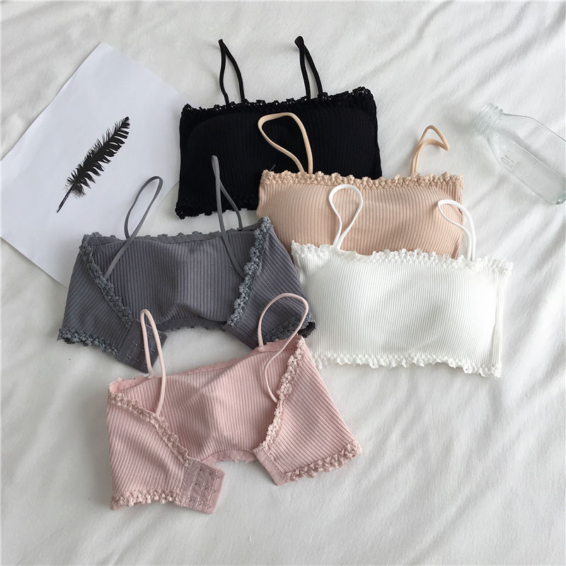Suspender Tank Top - المرأة القطن الصدرية الإناث صديرية دائرية