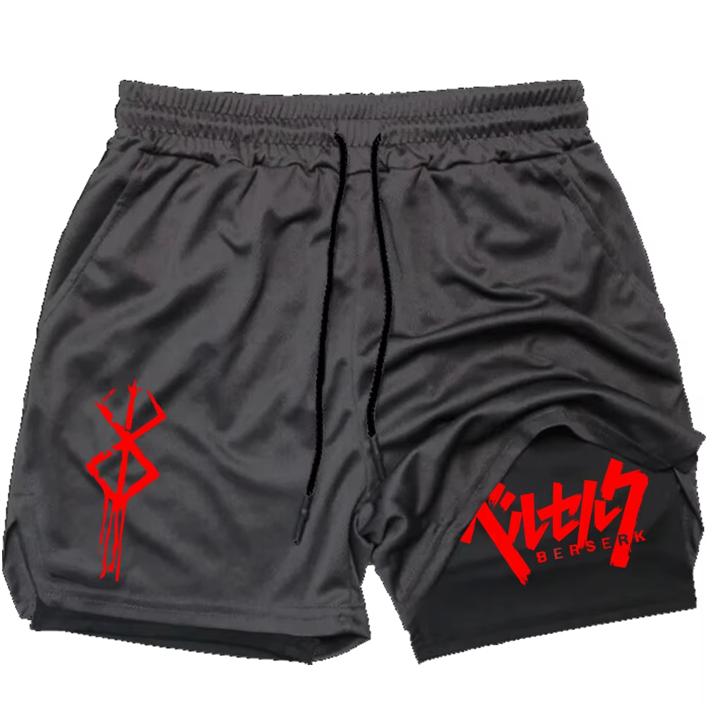 Compression Shorts Athletes - شورت ضاغط 2 في 1 للرجال