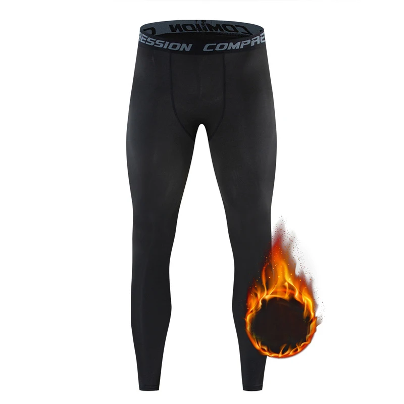 Compression Long Pant - الرجال طويل جونز الحرارية الجلد ودية