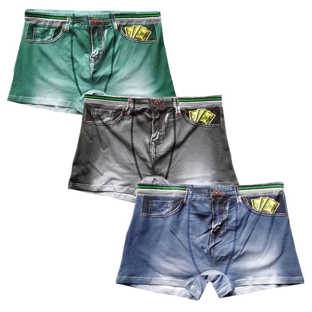 Multi Pack Underwear - 3 قطعة/السلع الرجال سراويل بوكسر الدنيم