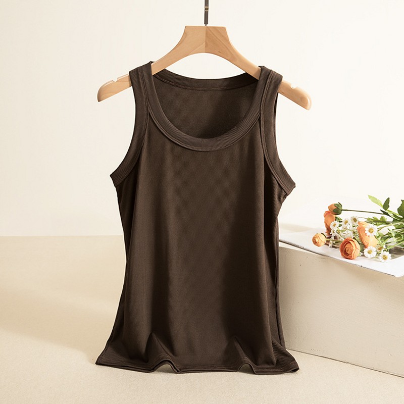 المرأة مضلع تانك القمم س الرقب - مراجعة Tank Top Ribbed وسعره