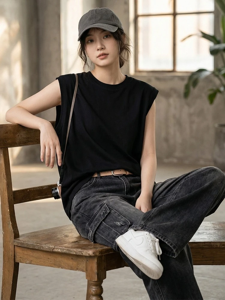 قميص نسائي صيفي 2026 بدون أكما - مراجعة Tank Top Ribbed وسعره