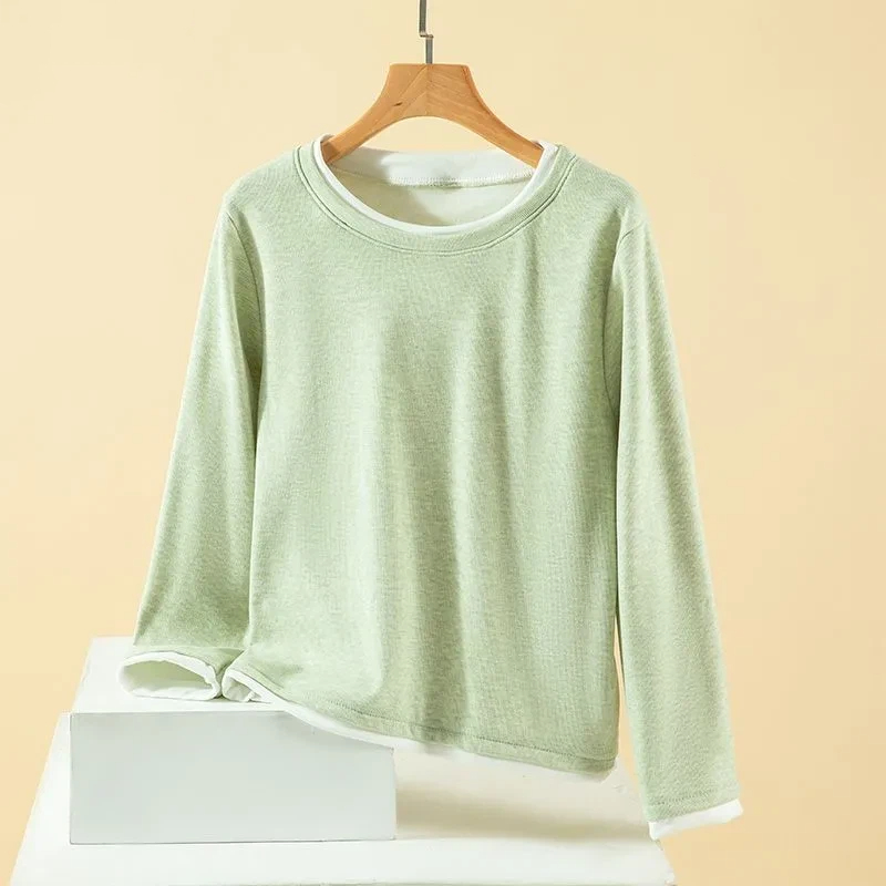 بلوزة حرارية نسائية مقاس كبير  - مراجعة Undershirt Crew Neck وسعره