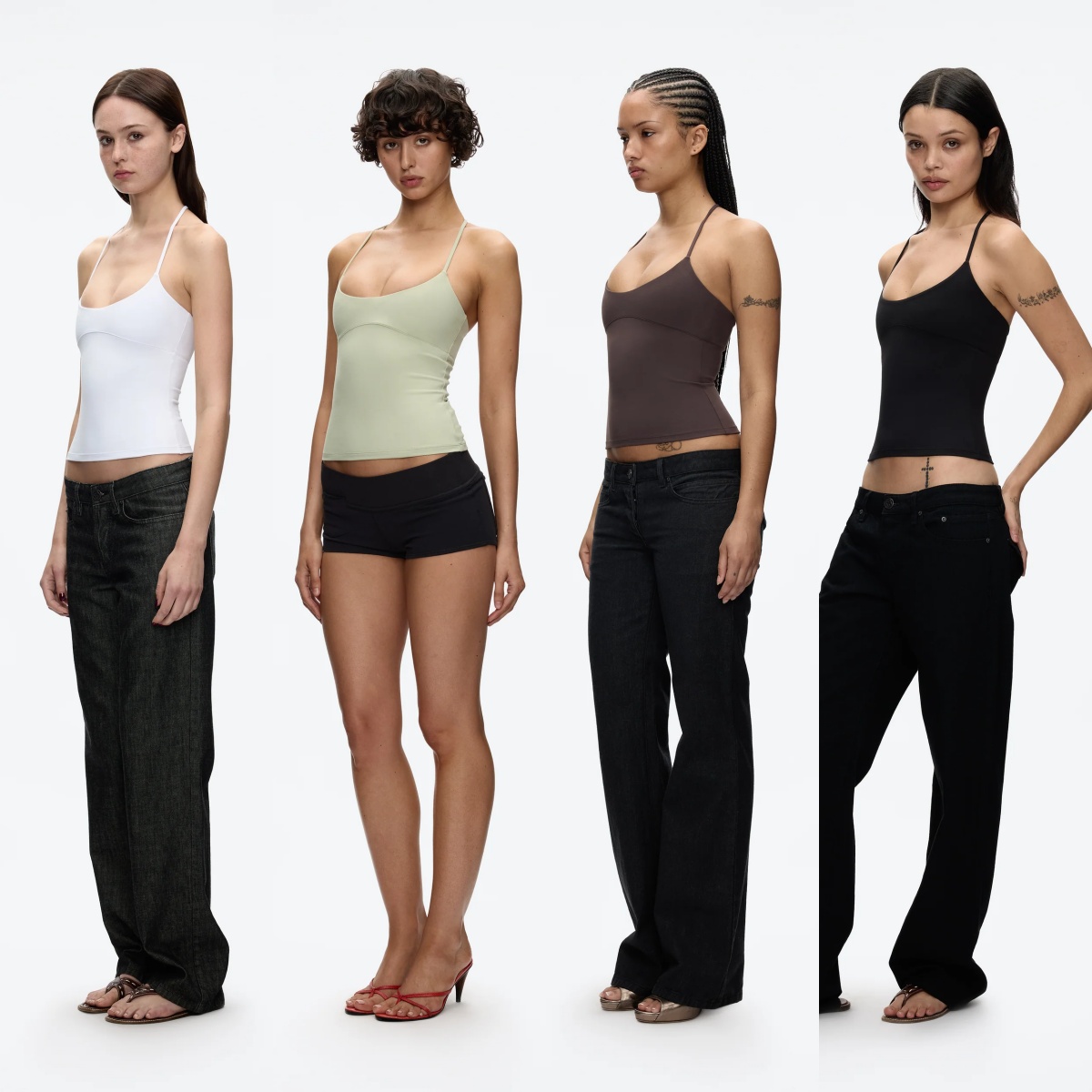 بلوزة هالتر بظهر متقاطع، كاميس - مراجعة Suspender Tank Top وسعره