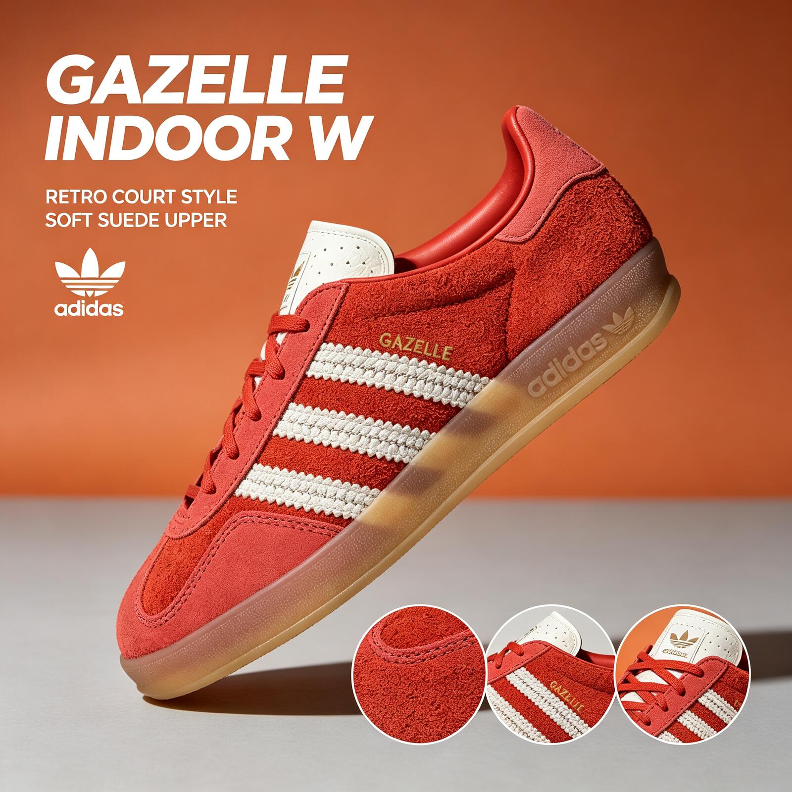أديداس GAZELLE INDOOR W KI7169 - مراجعة Adidas Shoes Gazelle وسعره