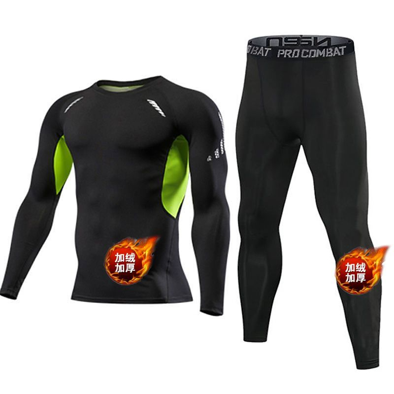 بدلة ضغط للرجال مبطنة بالصوف ا - مراجعة Compression Long Pant وسعره